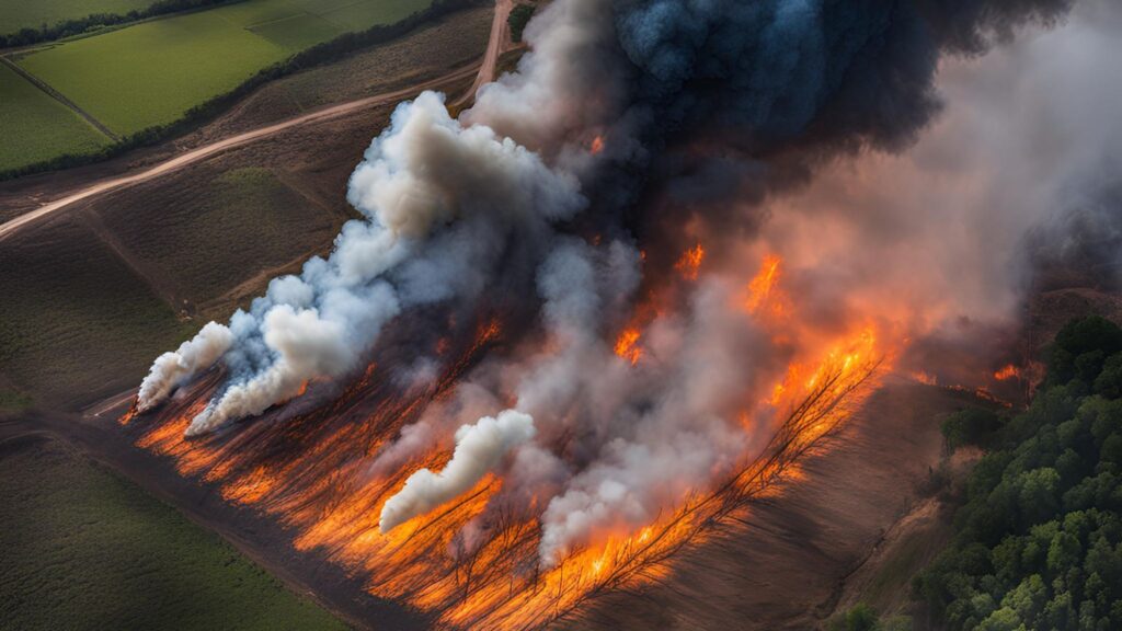 incêndio e queimada